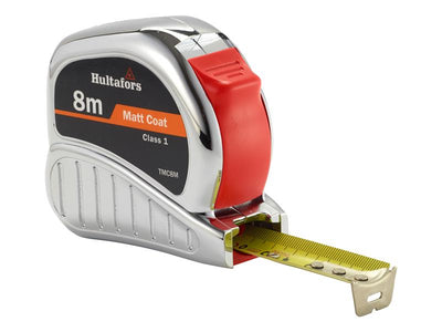 Hultafors  TM8M Chrome Tri-Matic Pocket Tape 8m (Width 25mm)