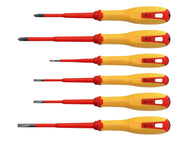 Hultafors  VDE Pozidriv & Slotted Screwdriver Set, 6 Piece