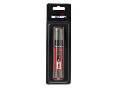 Hultafors  Dry Marker Refill Green (10) Blister Pack