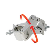 Doughty Engineering - Doughty All Weather Swivel Coupler. Metallic swivel clamp with two adjustable parts connected by a hinge, allowing rotational movement. IP57100 - imagen 2