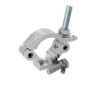 Doughty All Weather Slimline Lightweight Hook Clamp - Aluminum coupling clamp with bolts, heavy-duty industrial use. - imagen 2