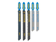 IRWIN® HCS/HSS T-Shank Jigsaw Blade Set, 5 Piece – – Now available at MTN Shop UK.