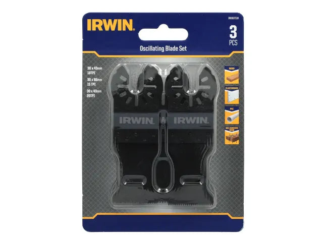 IRWIN® IW1017110 Oscillating Blade Set, 3 Piece – – Now available at MTN Shop UK. - imagen 3