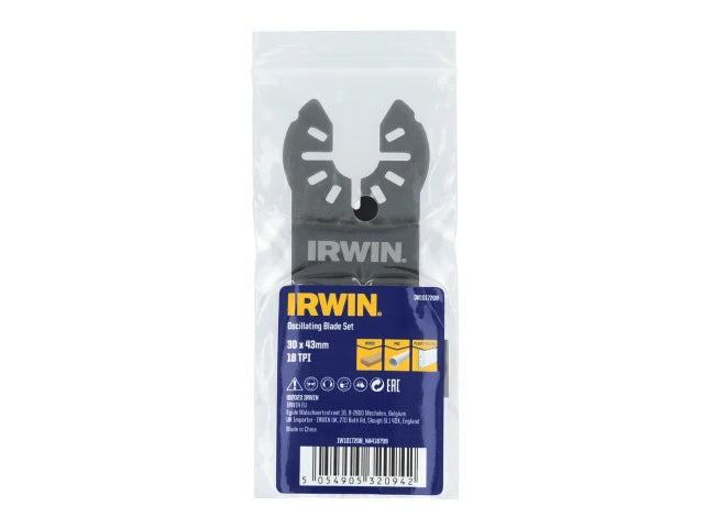 IRWIN® Fastcut Wood Oscillating Blade 30 x 43mm x 18 TPI – – Now available at MTN Shop UK. - imagen 3
