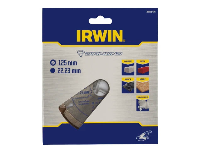 IRWIN® Segmented Diamond Blade 125 x 22.23mm – – Now available at MTN Shop UK. - imagen 2