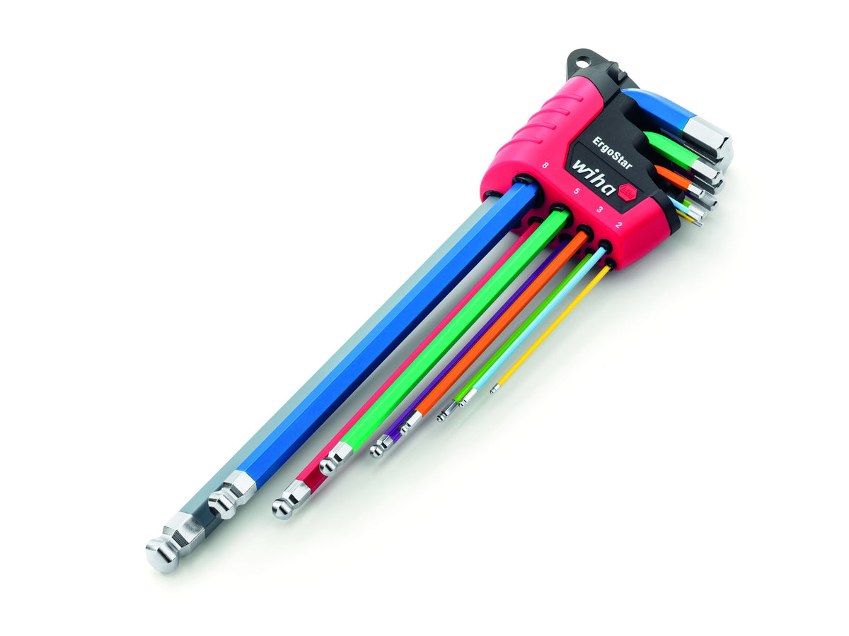 Wiha ErgoStar Colour Hex Ball End L-key Set, 9 Piece – – Now available at MTN Shop UK. - imagen 3