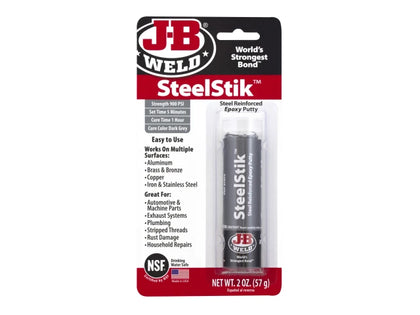 J-B Weld SteelStik™ Epoxy Putty 57g – – Now available at MTN Shop UK.