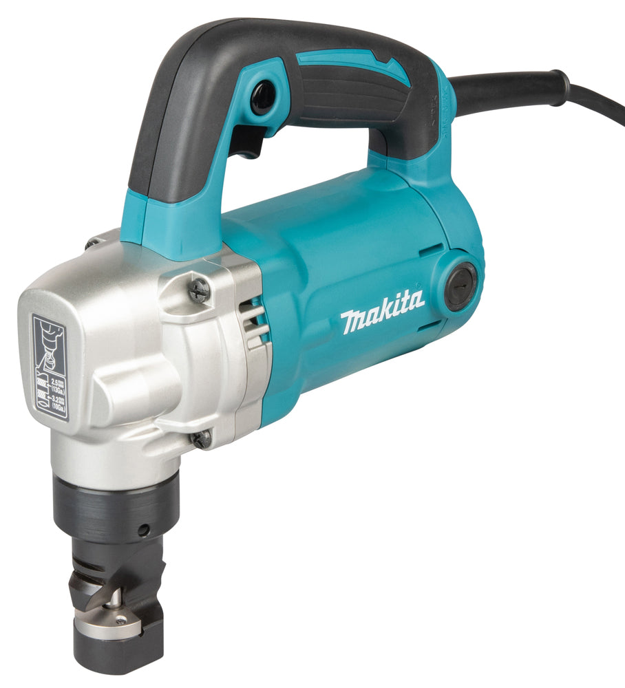 Makita - Makita JN3201J 3.2mm Nibbler 710W 110V - Makita power tool, ergonomic handle, teal and silver design. - imagen 9