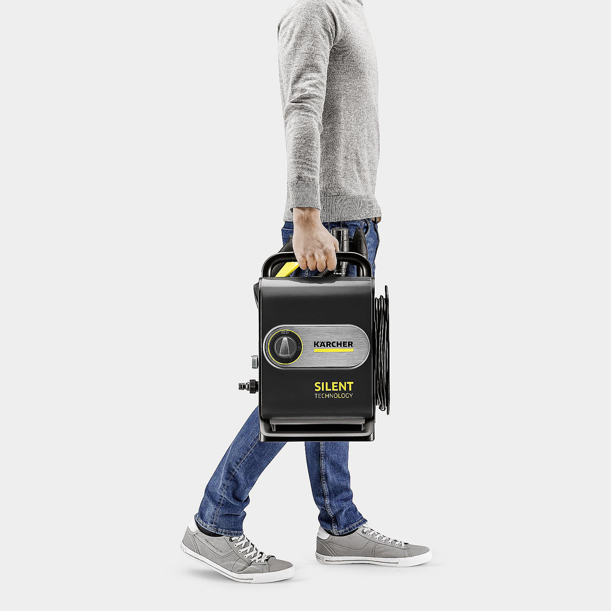 Karcher - K Silent Black Edition Pressure Washer 130 bar 240V - Portable Kärcher Pressure Washer with Silent Technology - imagen 2