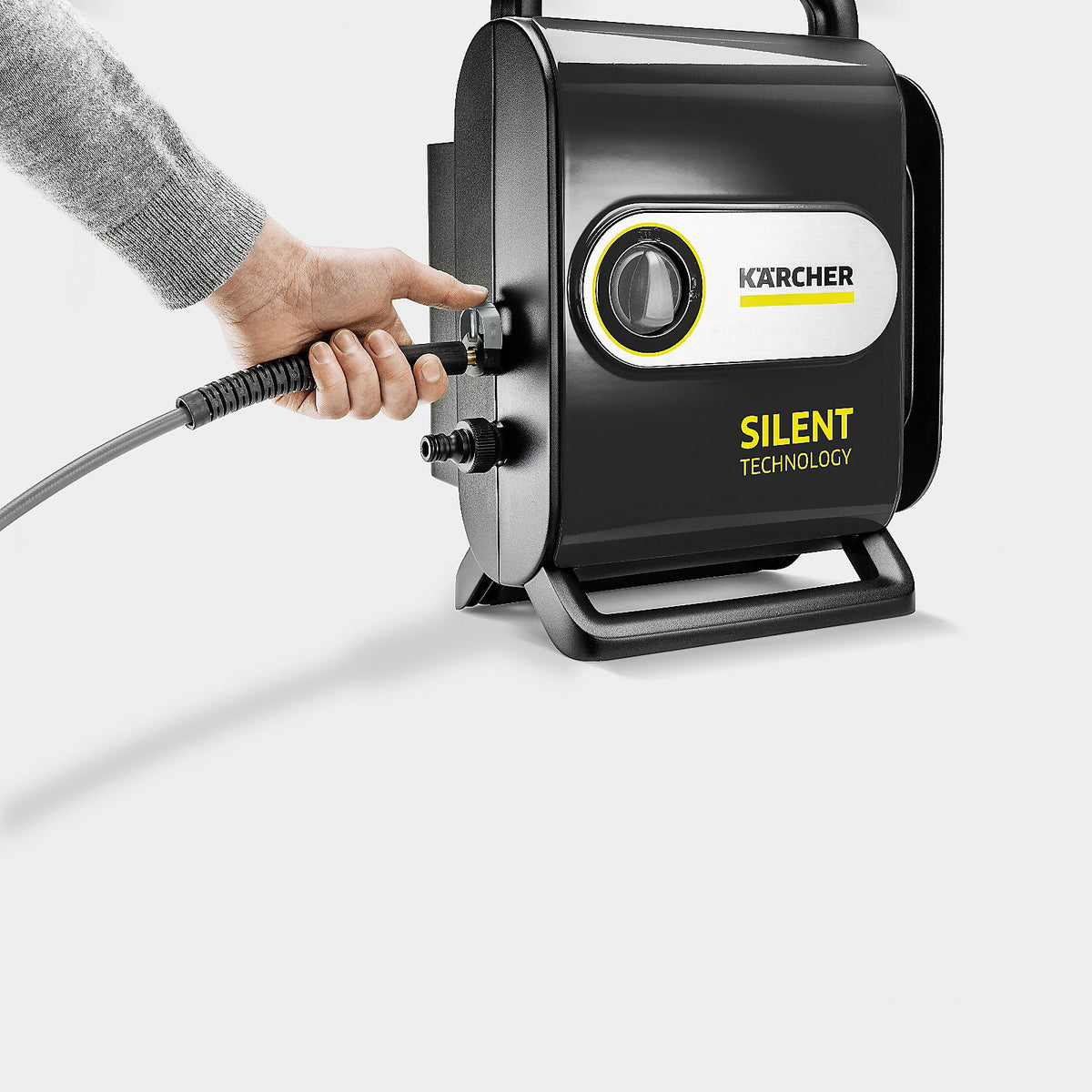 Karcher - K Silent Black Edition Pressure Washer 130 bar 240V - Karcher silent technology power washer with hose attachment. - imagen 3