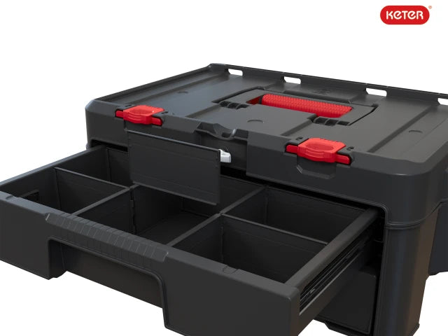Keter Stack N Roll 2-Drawer Unit – – Now available at MTN Shop UK. - imagen 2
