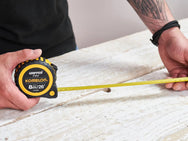 Komelon - Komelon  Gripper™ Tape 8m/26ft (Width 25mm) - Komelon Gripper PRO tape measure 8m/26ft yellow. - imagen 2