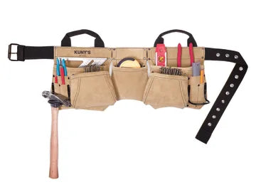 Kuny's AP-622A Carpenter's Apron Split Grain Leather – – Now available at MTN Shop UK.