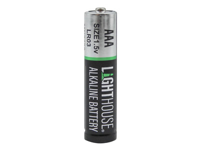 Lighthouse - Lighthouse AAA LR03 Alkaline Batteries 1120 mAh (Pack 24) - Lighthouse AAA alkaline battery 1.5V LR03.
