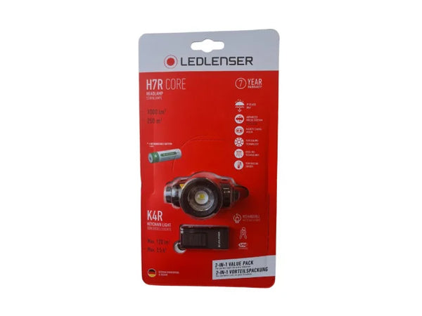 Ledlenser H7R CORE Headlamp & K4R Keyring Torch Twin Pack – – Now available at MTN Shop UK.
