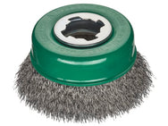 Lessmann X-Lock Crimped Stainless Steel Brush 85mm Non Spark – – Now available at MTN Shop UK.