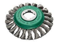 Lessmann X-Lock Stainless Steel Knot Bevel Brush 115mm Non Spark – – Now available at MTN Shop UK.
