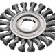 Lessmann X-Lock Steel Knot Wheel Brush 125mm Non Spark