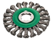 Lessmann X-Lock Stainless Steel Knot Wheel Brush 125mm Non Spark – – Now available at MTN Shop UK.