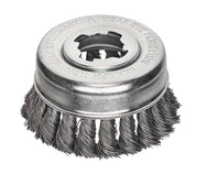 Lessmann X-Lock Steel Knot Cup Brush 85mm Non Spark – – Now available at MTN Shop UK.