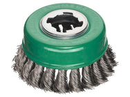 Lessmann X-Lock Stainless Steel Knot Cup Brush 85mm Non Spark – – Now available at MTN Shop UK.