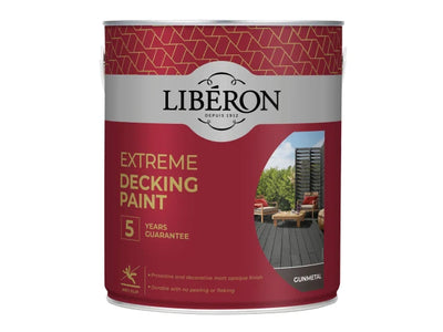 Liberon Extreme Decking Paint Gun Metal 2.5 litre – – Now available at MTN Shop UK.