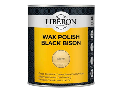 Liberon Black Bison Wax Paste Neutral 1kg – – Now available at MTN Shop UK.