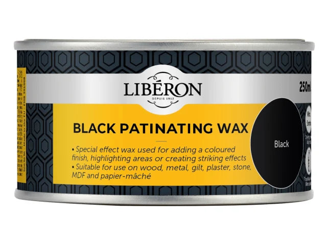 Liberon Black Patinating Wax 250ml