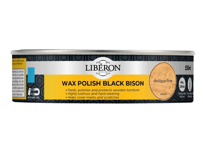 Liberon Black Bison Wax Paste Antique Pine 150ml – – Now available at MTN Shop UK.