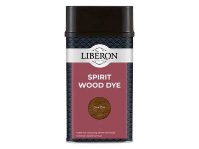 Liberon Spirit Wood Dye Dark Oak 1 litre – – Now available at MTN Shop UK.