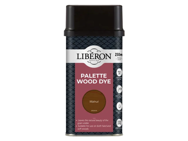Liberon Palette Wood Dye Walnut 250ml – – Now available at MTN Shop UK.