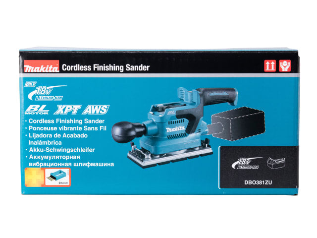 Makita DBO381ZU LXT Finishing Sander 18V Bare Unit – – Now available at MTN Shop UK. - imagen 4