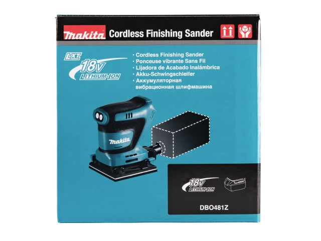 Makita DBO481 LXT Finishing Sander 18V Bare Unit – – Now available at MTN Shop UK. - imagen 4