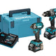Makita DK0176G205 40Vmax Twin Pack 40V 2 x 2.5Ah Li-ion