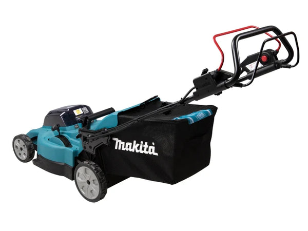 Makita DLM481CT2 Self-Propelled Lawn Mower 36V (2 x 18V) 2 x 5.0Ah Li-ion – – Now available at MTN Shop UK.