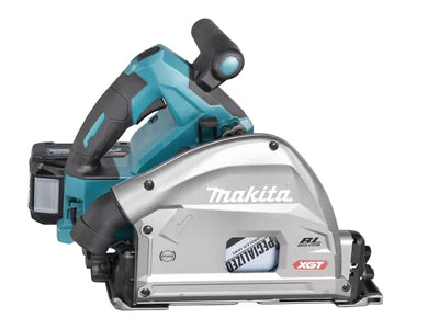 Makita SP001GD202 XGT 40Vmax BL Plunge Saw 40V 2 x 2.5Ah Li-ion – – Now available at MTN Shop UK.
