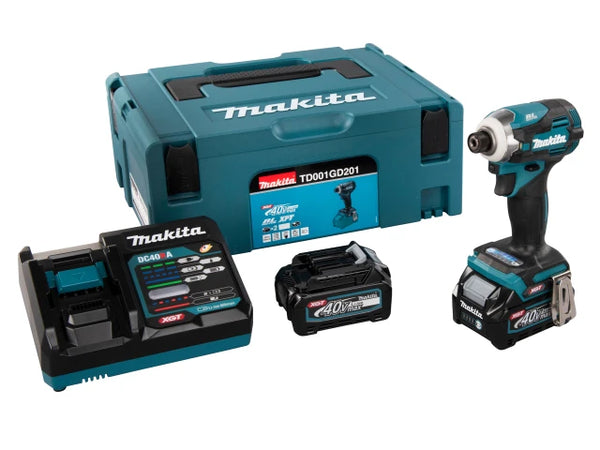 Makita TD001GD201 XGT 40Vmax BL Impact Driver 40V 2 x 2.5Ah Li-ion – – Now available at MTN Shop UK.