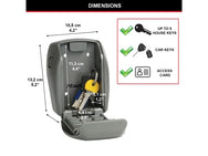 Master Lock 5415E Wall-Mounted Reinforced Key Lock Box Bagged – – Now available at MTN Shop UK. - imagen 3