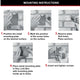 Master Lock 5415E Wall-Mounted Reinforced Key Lock Box Bagged