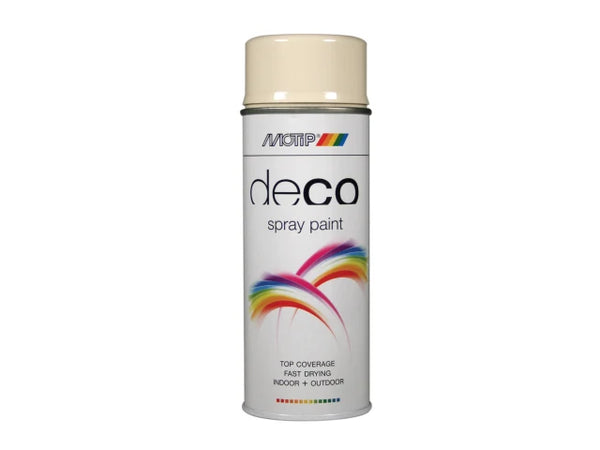 MOTIP® Deco Spray Paint High Gloss RAL 1013 Oyster White 400ml – – Now available at MTN Shop UK.