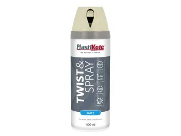 PlastiKote Twist & Spray Matt 400ml Georgian Stone – – Now available at MTN Shop UK.