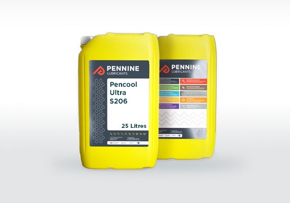 Pennine Water Soluble Metalworking Fluids Pencool Ultra S206 – Hydraulic Oil 32, 46 and 68 Pennine Hydraulic Oils have been developed for use in most hydraulic power and control systems. – Now available at MTN Shop UK.