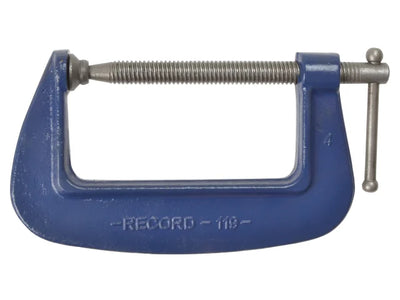 IRWIN® Record® 119 Medium-Duty Forged G-Clamp 100mm (4in) – – Now available at MTN Shop UK.