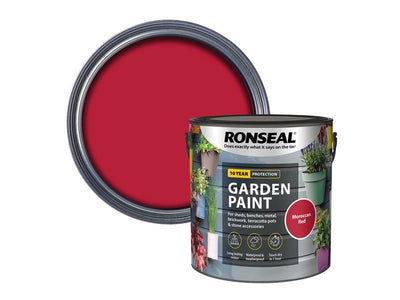 Ronseal  Garden Paint Moroccan Red 2.5 litre
