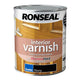 Ronseal  Interior Varnish Quick Dry Satin Ebony 750ml