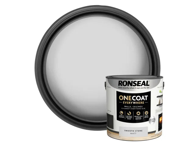 Ronseal One Coat Everywhere Interior Paint Almond Matt 2.5 litre – – Now available at MTN Shop UK. - imagen 4