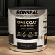 Ronseal One Coat Everywhere Interior Paint Black Pepper Matt 2.5 litre