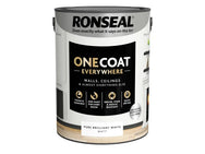 Ronseal One Coat Everywhere Interior Paint Pure Brilliant White Matt 5 litre – – Now available at MTN Shop UK. - imagen 3