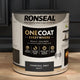 Ronseal One Coat Everywhere Interior Paint Charcoal Grey Matt 2.5 litre