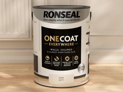 Ronseal One Coat Everywhere Interior Paint Clay Matt 5 litre – – Now available at MTN Shop UK.